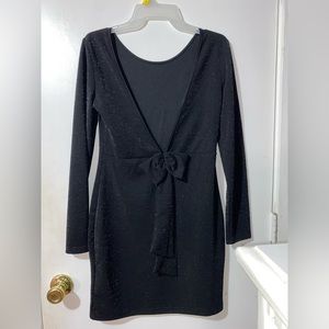 Black Glitter Dress